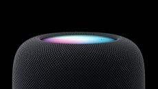 A closeup of the Apple HomePod 2